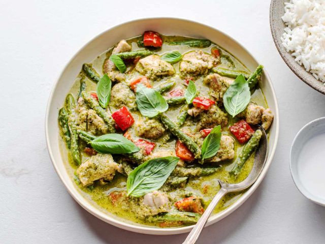 Chicken Green Thai Curry with Rice-Prepared Appetizers & Side Dishes-The Oriental Saga-The Flavour Saga