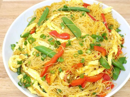 Singapore Veg Rice and Noodles-Prepared Appetizers & Side Dishes-The Oriental Saga-The Flavour Saga