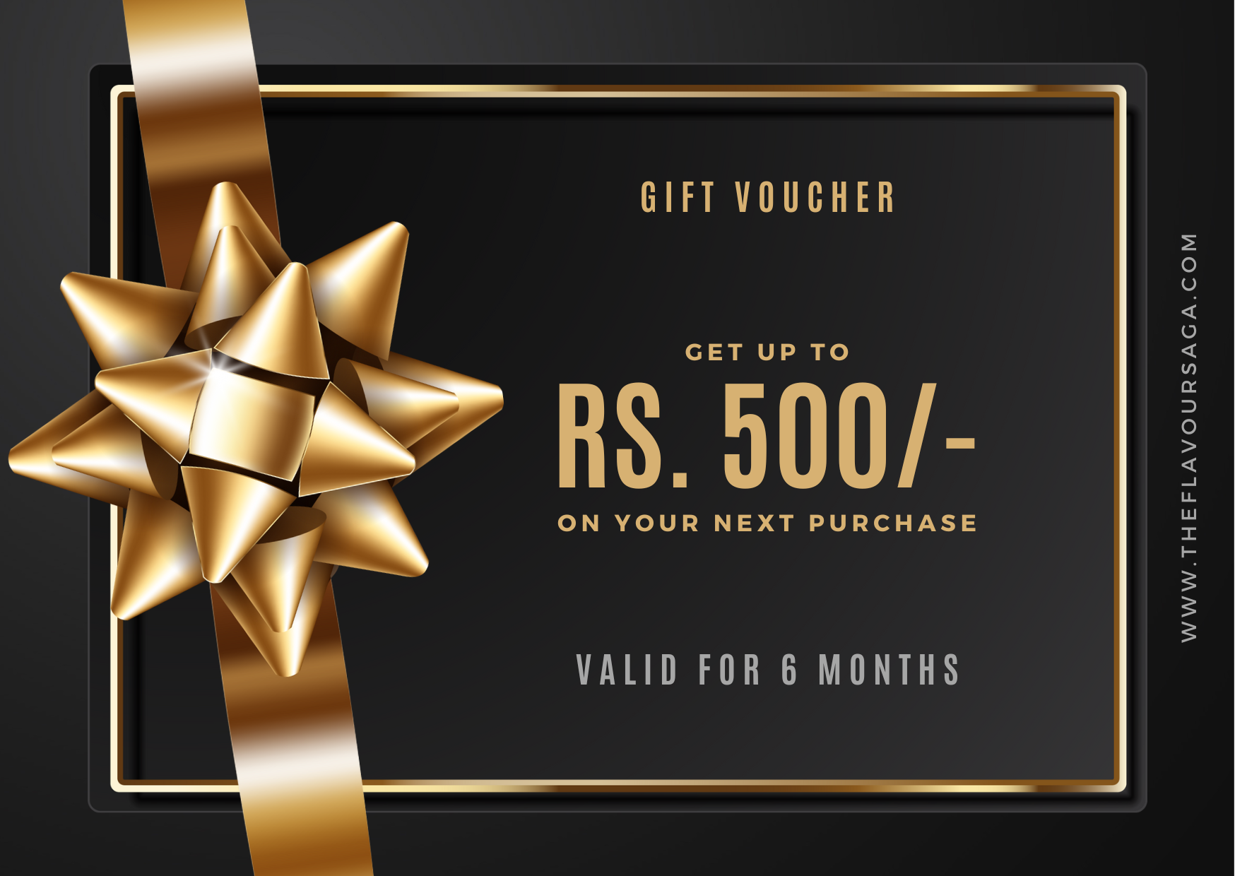 TFS Gift Card-The Flavour Saga-₹500.00-The Flavour Saga