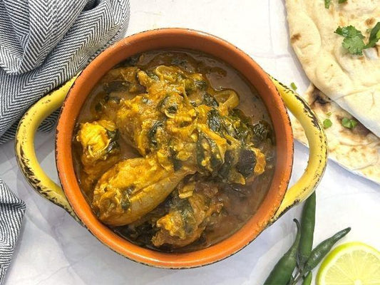 Khada Murg Methi Magic (Khada Methi Murg with choice of 2 Naans)-Prepared Appetizers & Side Dishes-Fusion Flavour Foods-The Flavour Saga