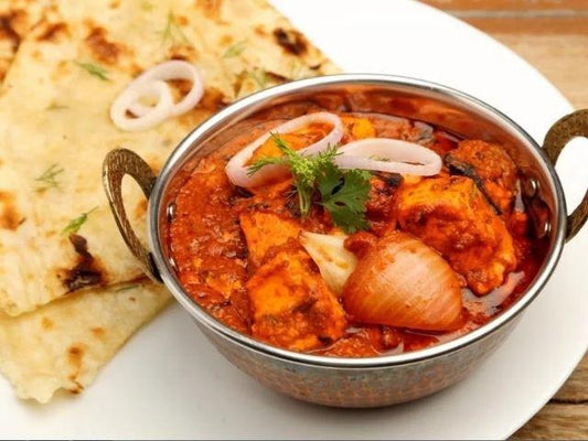 Do Pyaza Drama Naan Bonanza (Paneer Do Pyaza with choice of 2 Naans)-Prepared Appetizers & Side Dishes-Fusion Flavour Foods-The Flavour Saga