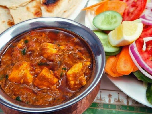 Handi Paneer Happiness (Handi Paneer with choice of 2 Naans)-Prepared Appetizers & Side Dishes-Fusion Flavour Foods-The Flavour Saga