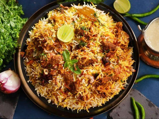 Hyderabadi Gosht Keema Dum Biryani