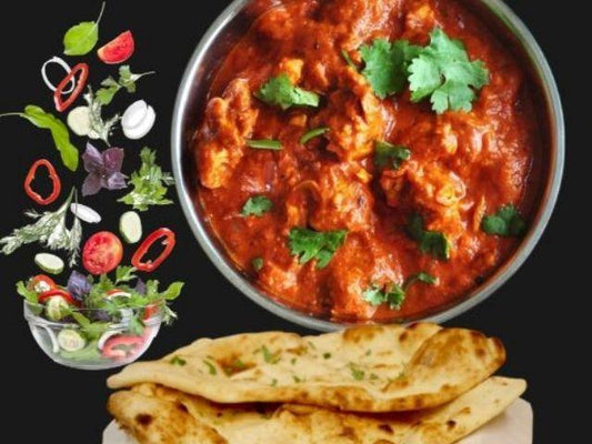 Chicken Ra Ra Rhapsody (Ra Ra Chicken with choice of 2 Naans)-Prepared Meals & Entrées-Fusion Flavour Foods-The Flavour Saga