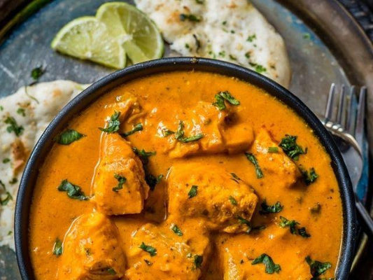 Fishy Feast Fiesta (Fish Tikka Masala with choice of 2 Naans)-Prepared Appetizers & Side Dishes-Fusion Flavour Foods-The Flavour Saga