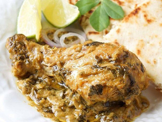 Methi Malai Chicken Magic (Methi Malai Chicken with choice of 2 Naans)-Prepared Appetizers & Side Dishes-Fusion Flavour Foods-The Flavour Saga